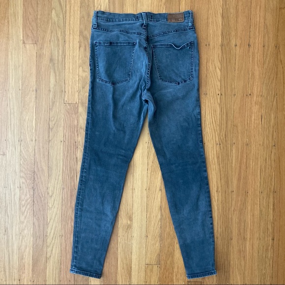 Madewell 9” High Riser Skinny Skinny Black Size 30 - Picture 9 of 10